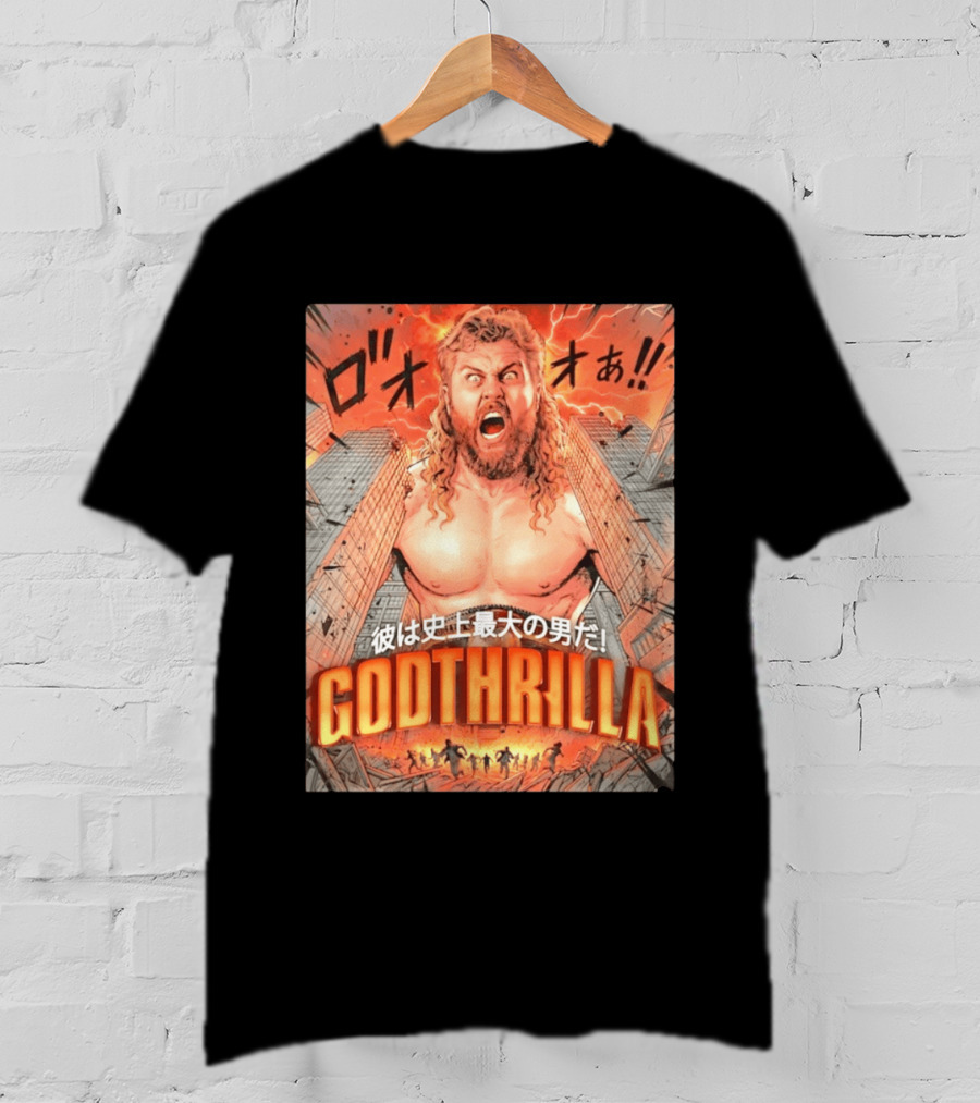 Thrillbilly Silas Mason Godthrilla Comic Style Explosion Scene T-Shirt