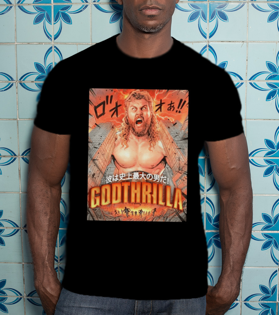Thrillbilly Silas Mason Godthrilla Comic Style Explosion Scene T-Shirt