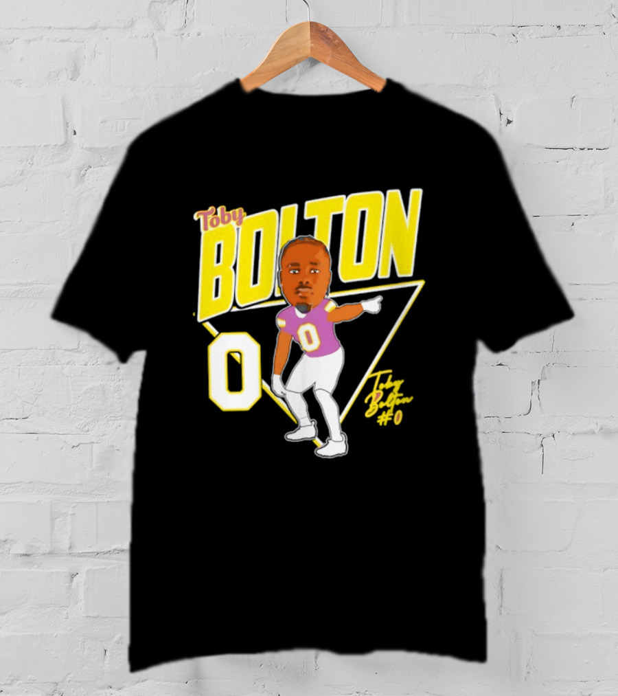 Toby Bolton 0 Caricature Tennessee Tech Football T-Shirt