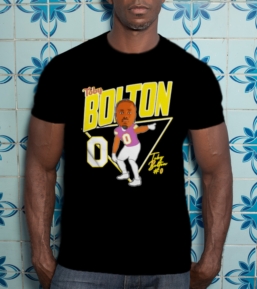 Toby Bolton 0 Caricature Tennessee Tech Football T-Shirt