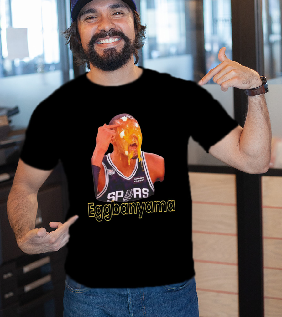 Eggbanyama Spurs Basketball Chaos Closet T-Shirt