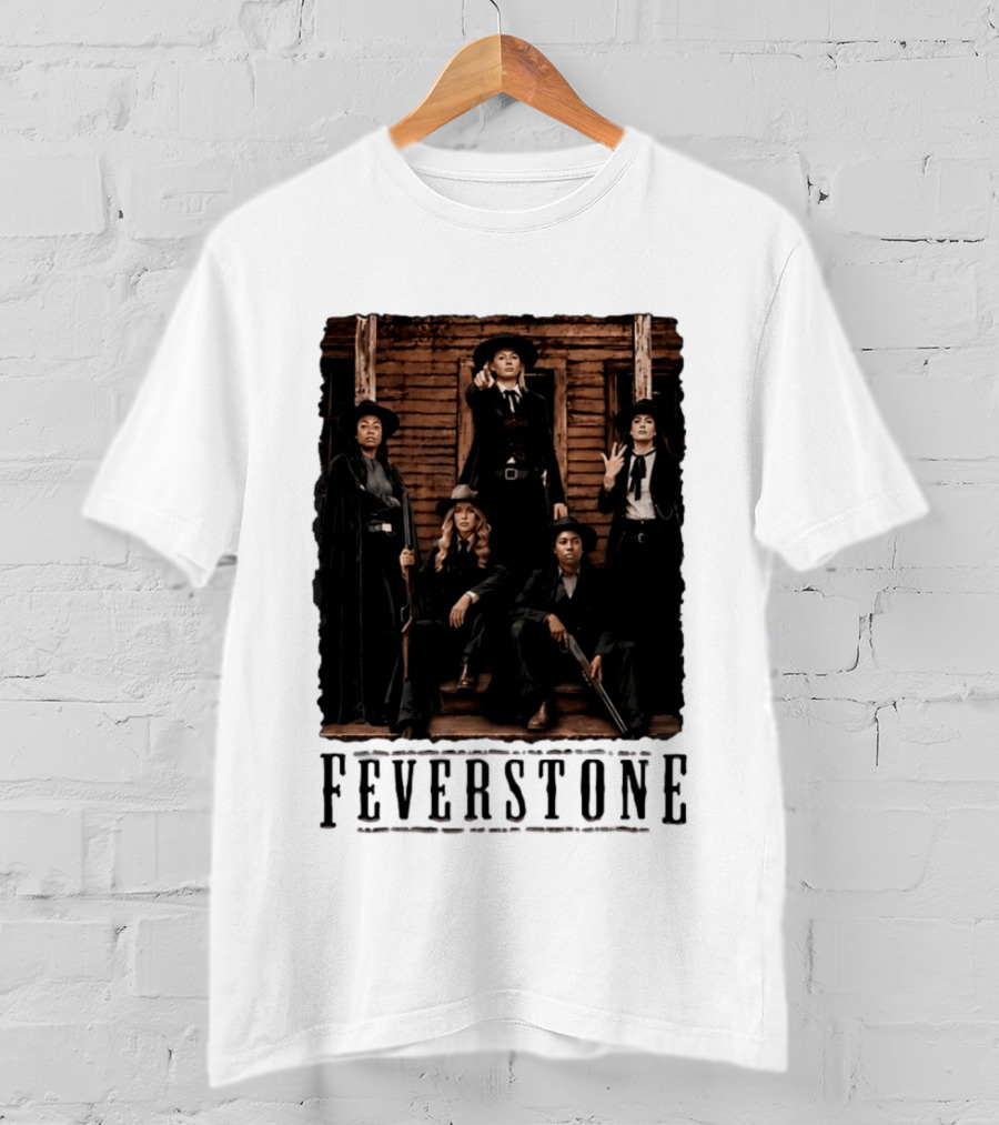 Feverstone Indiana Fever WNBA Basketball Team Western T-Shirt