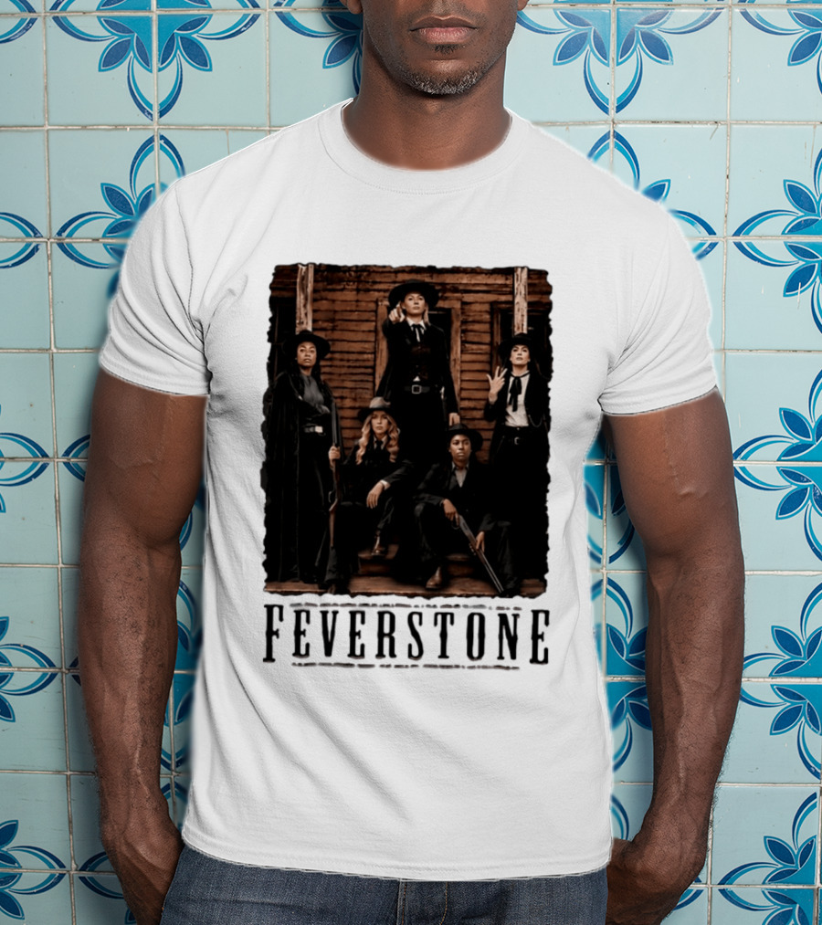 Feverstone Indiana Fever WNBA Basketball Team Western T-Shirt