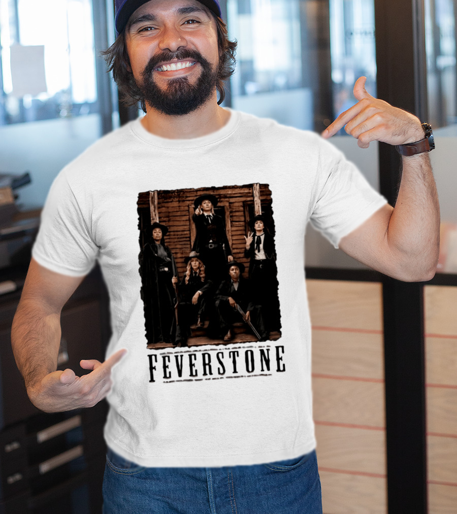 Feverstone Indiana Fever WNBA Basketball Team Western T-Shirt