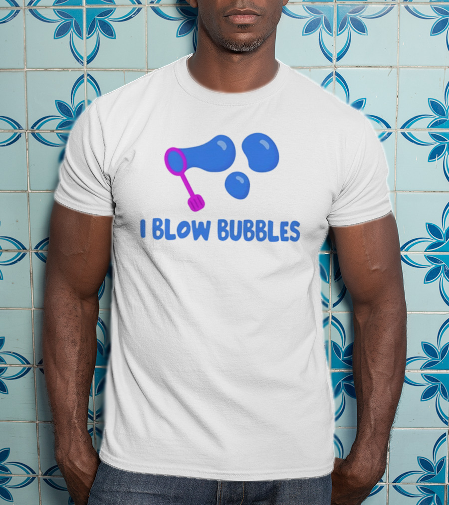 I Blow Bubbles Bubble Wand Summer Fun Playful Adventure T-Shirt