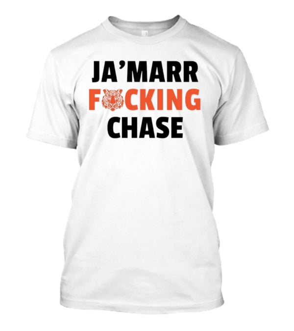 Cincinnati Bengals Ja'Marr Chase Football Tiger T-Shirt