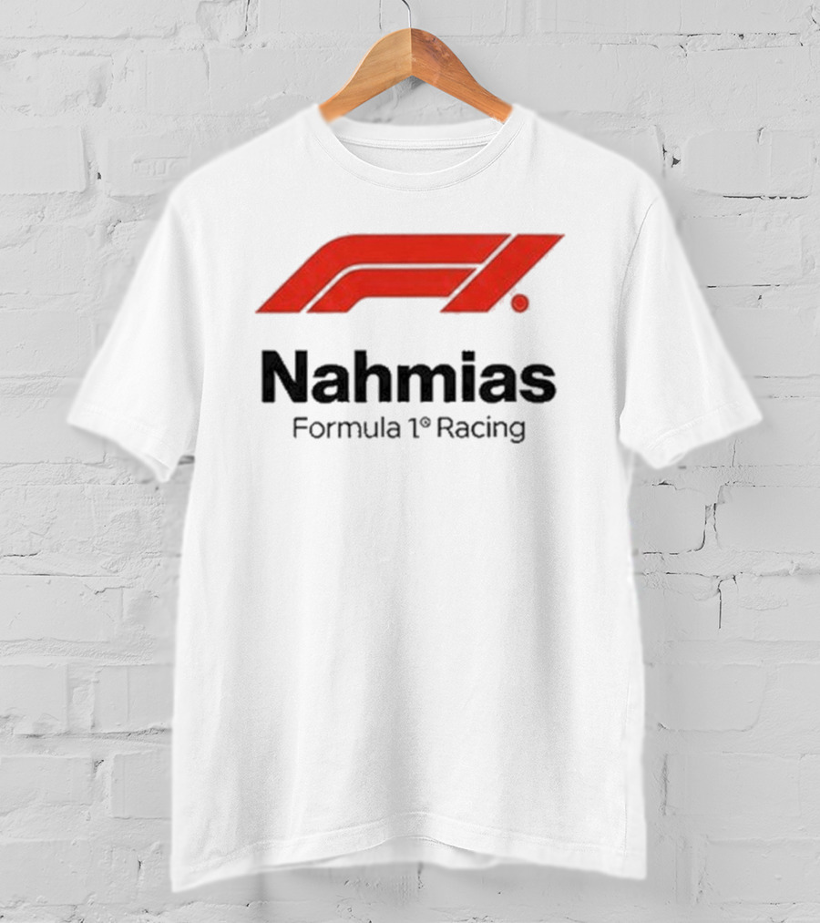 Nahmias Formula 1 Racing Kento Nagao F1 White T-Shirt
