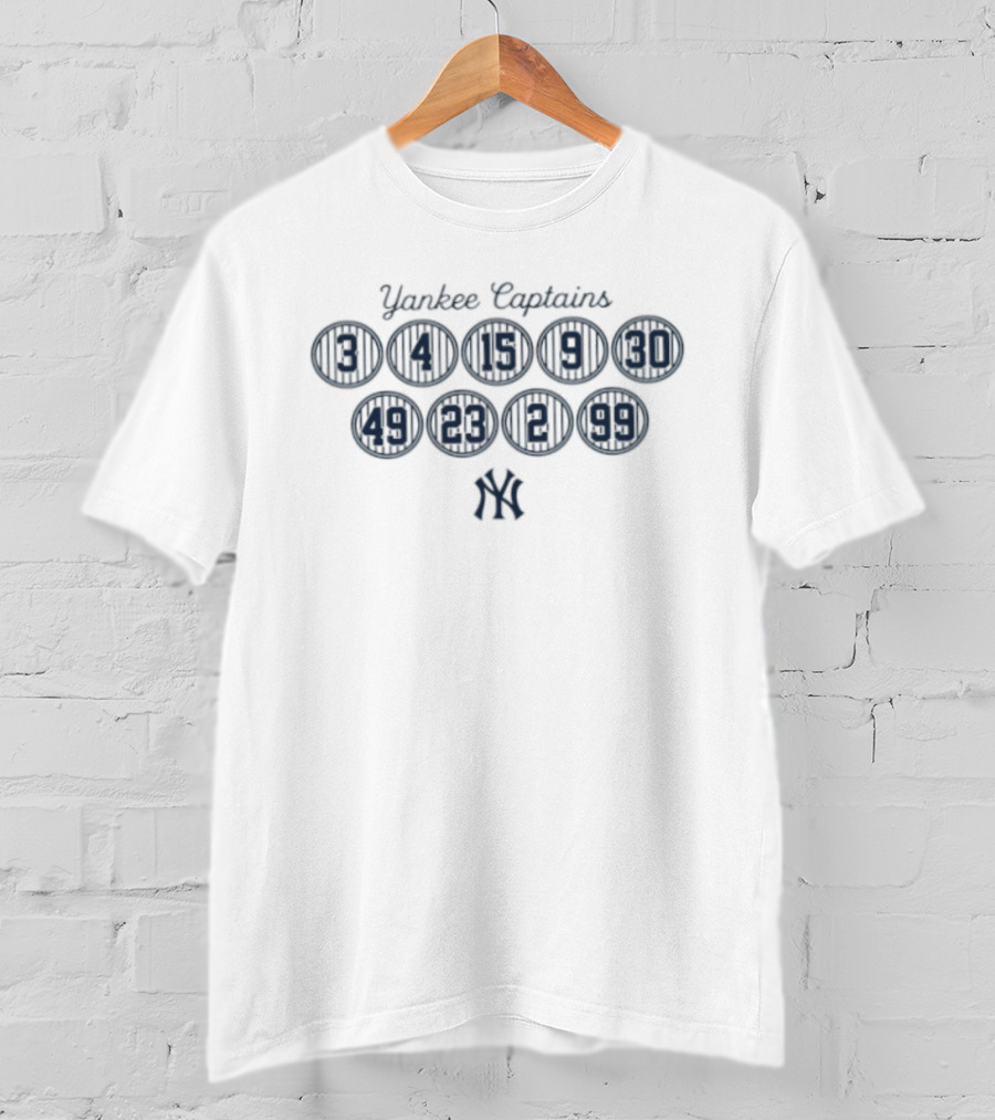 Yankee Captains Numbers With Iconic NY T-Shirt