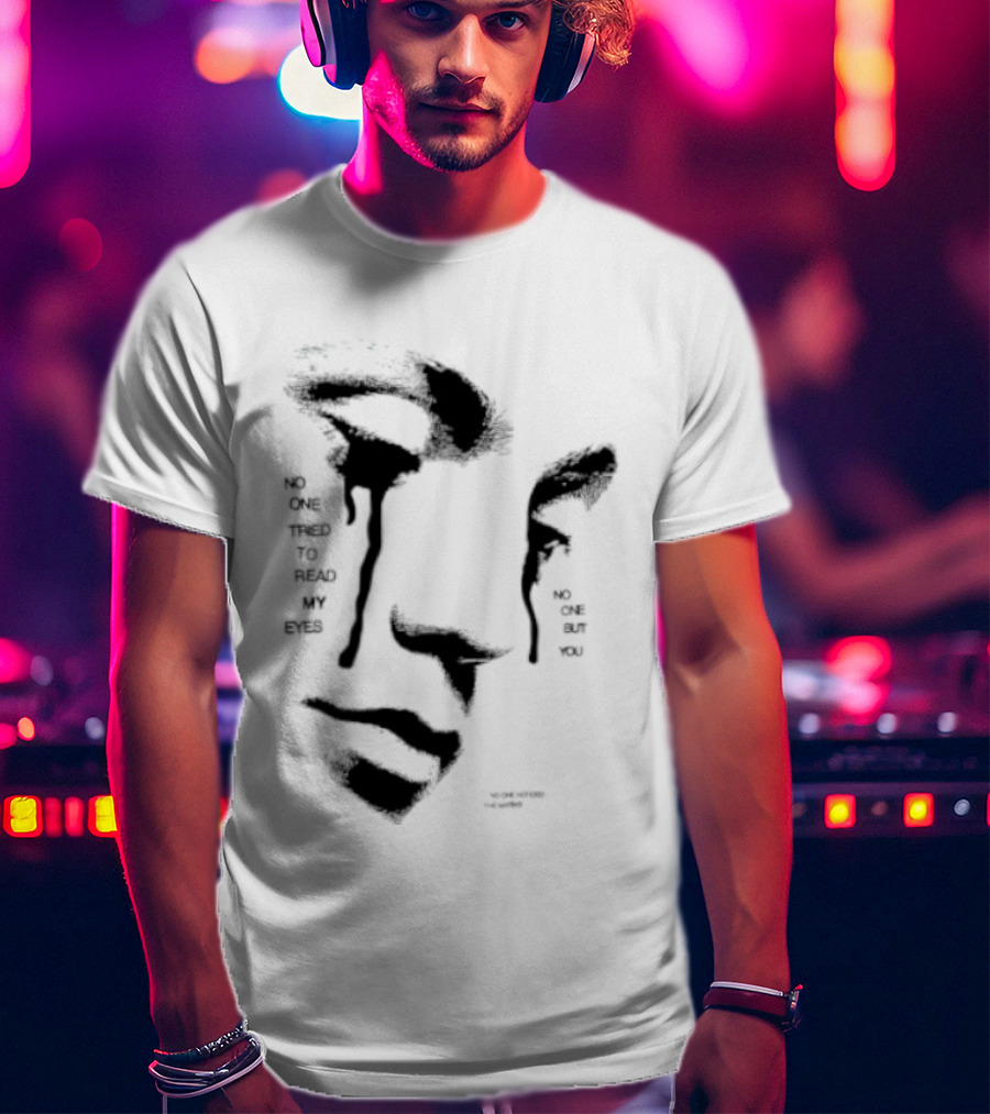 No One Tried To Read My Eyes The Marias Stylized Face T-Shirt