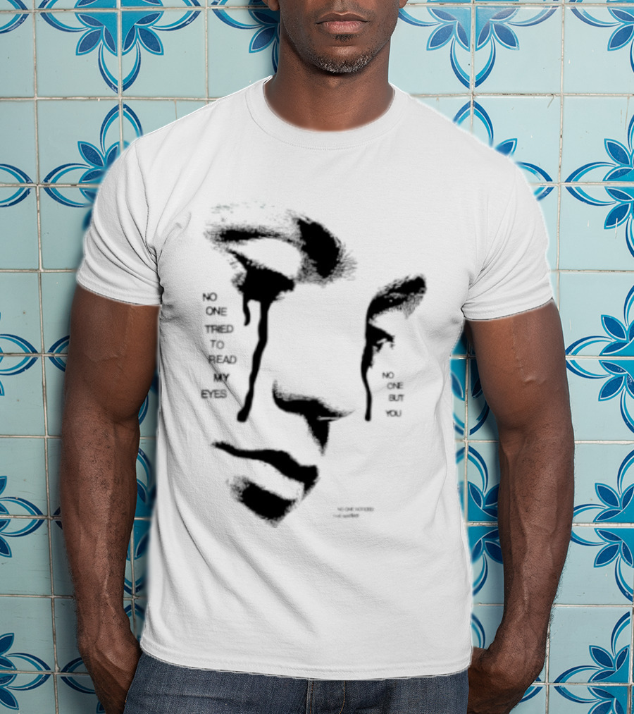 No One Tried To Read My Eyes The Marias Stylized Face T-Shirt