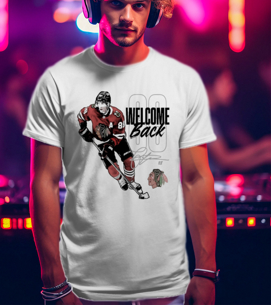 Patrick Kane 88 Chicago Blackhawks Welcome Back T-Shirt