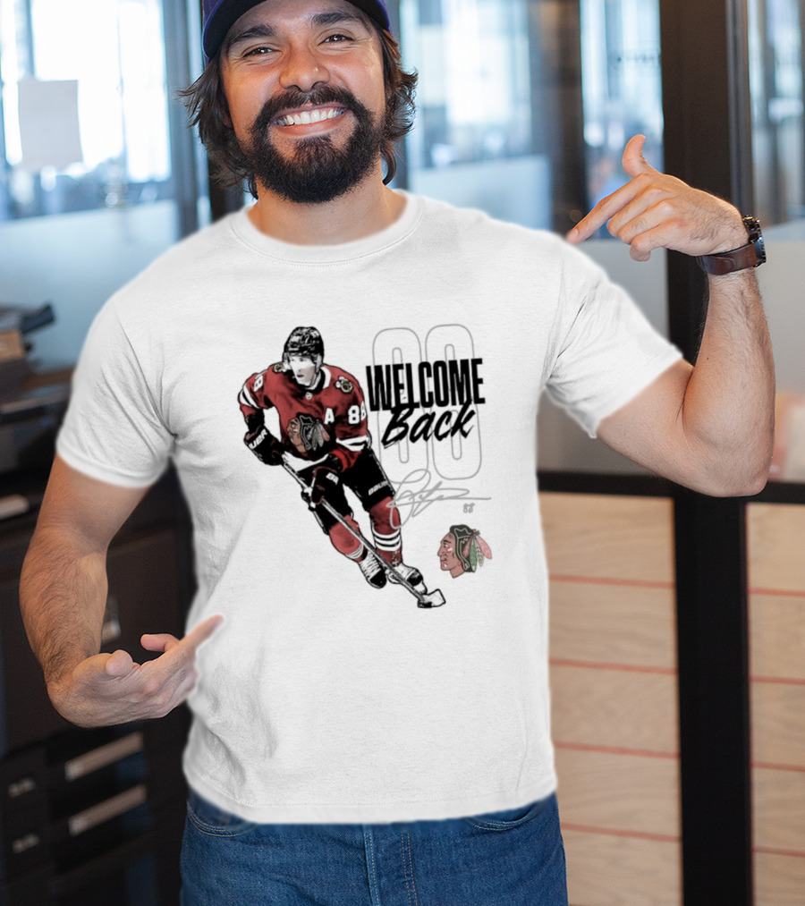 Patrick Kane 88 Chicago Blackhawks Welcome Back T-Shirt