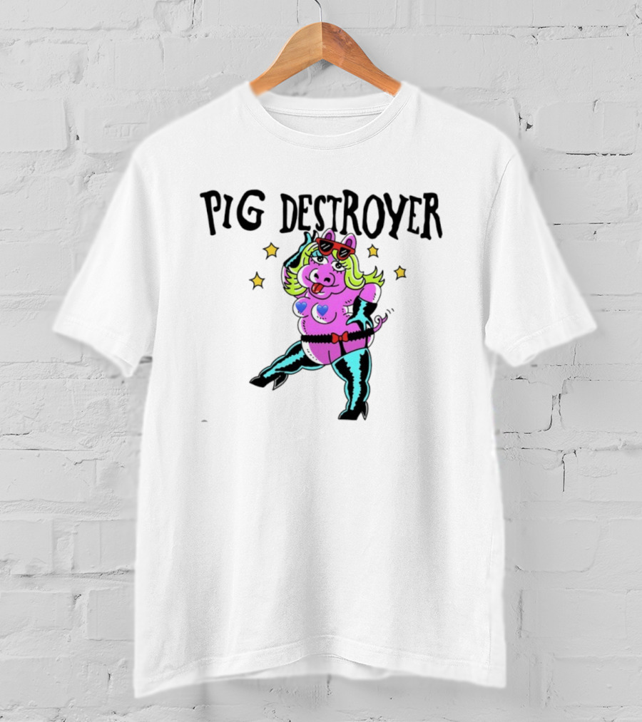 Pig Destroyer Miss Piggy Grindcore Metal Fashionable T-Shirt