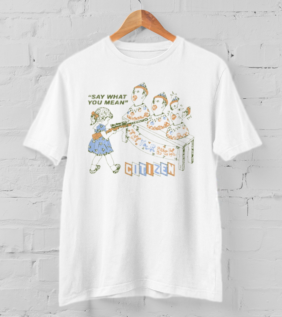 Say What You Mean Try Your Luck Citizen Vintage Arcade Duck Shooting Game T-Shirt