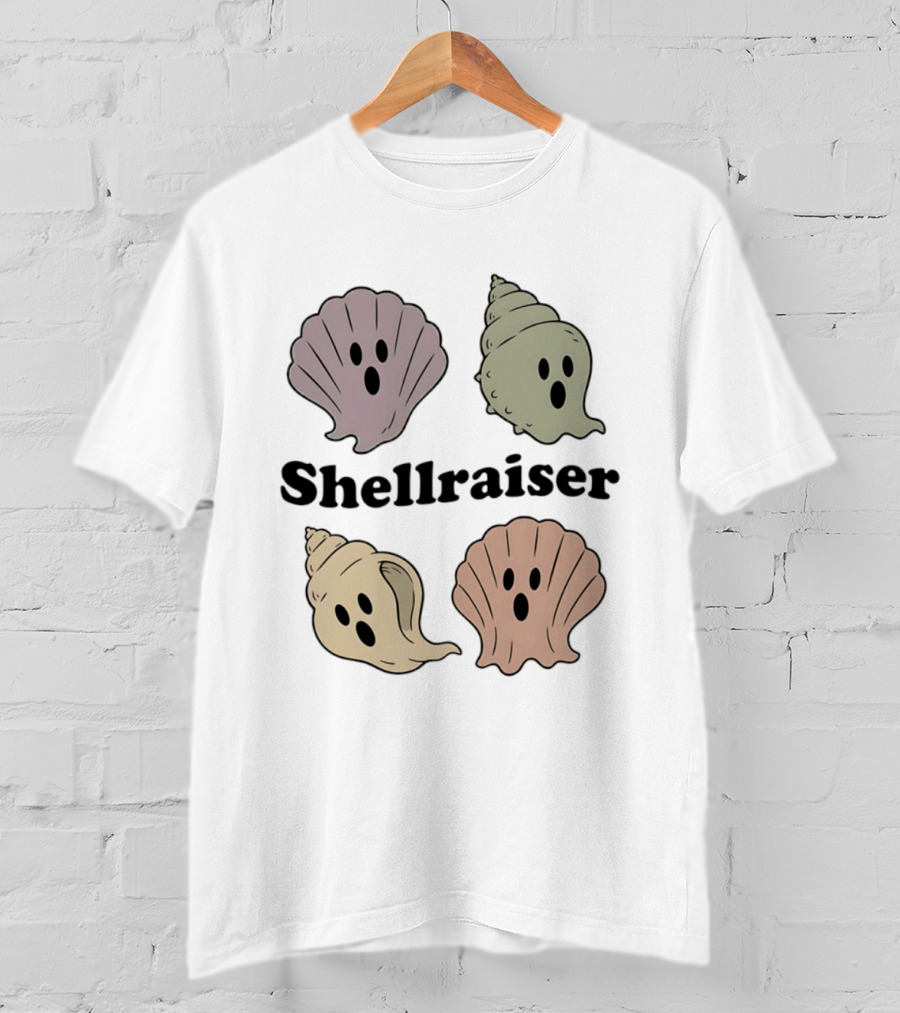 Shellraiser Ghost Shells Spooky Ocean T-Shirt