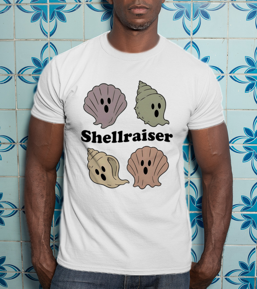 Shellraiser Ghost Shells Spooky Ocean T-Shirt