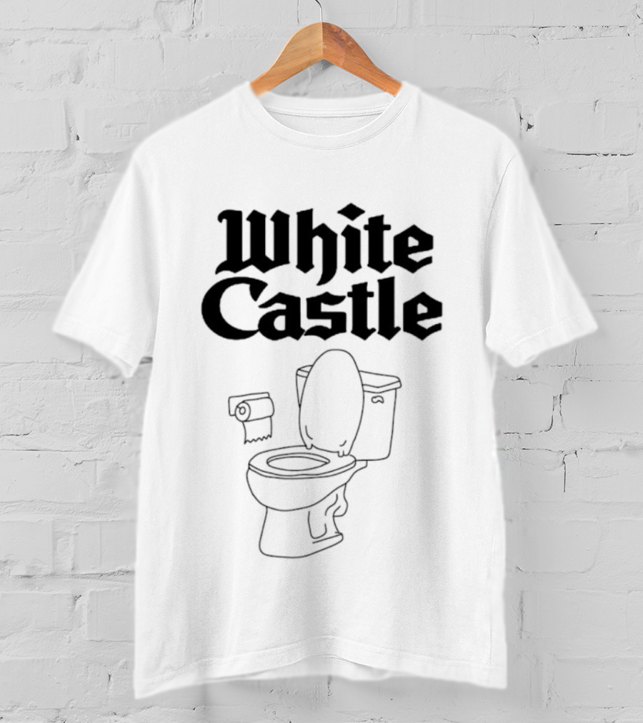 White Castle Toilet Bathroom Humor Fast Food T-Shirt