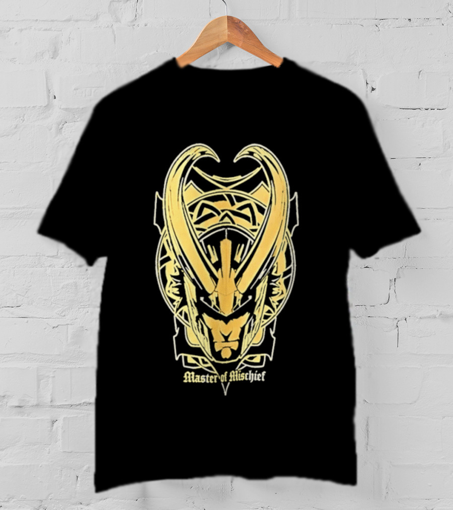 Loki Marvel Master Of Mischief Helmet T-Shirt