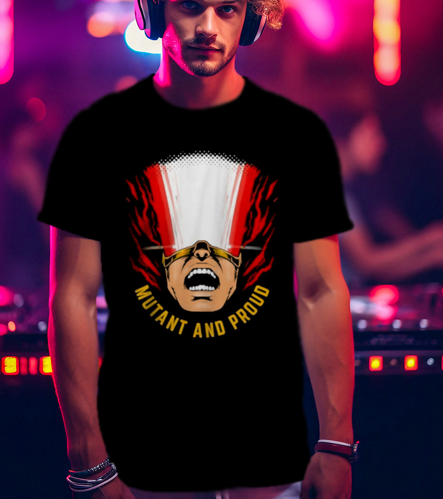 Cyclops Mutant And Proud X Men Marvel Eyebeams T-Shirt