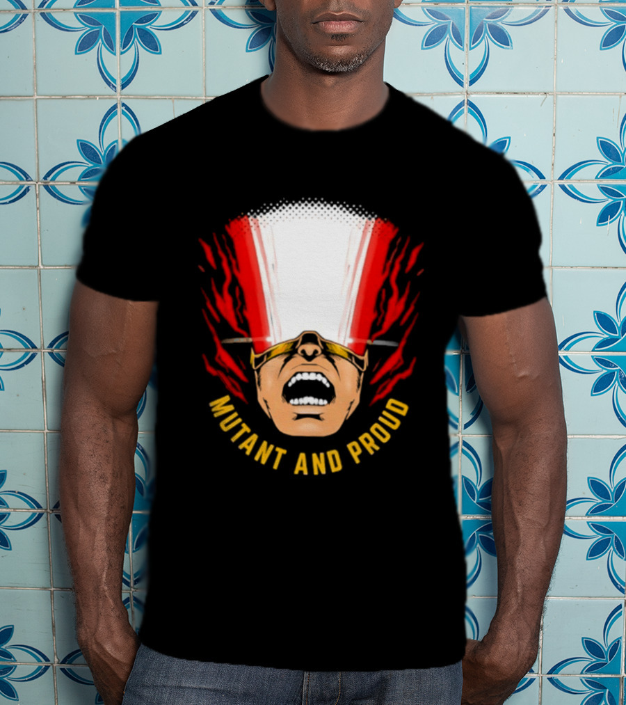 Cyclops Mutant And Proud X Men Marvel Eyebeams T-Shirt