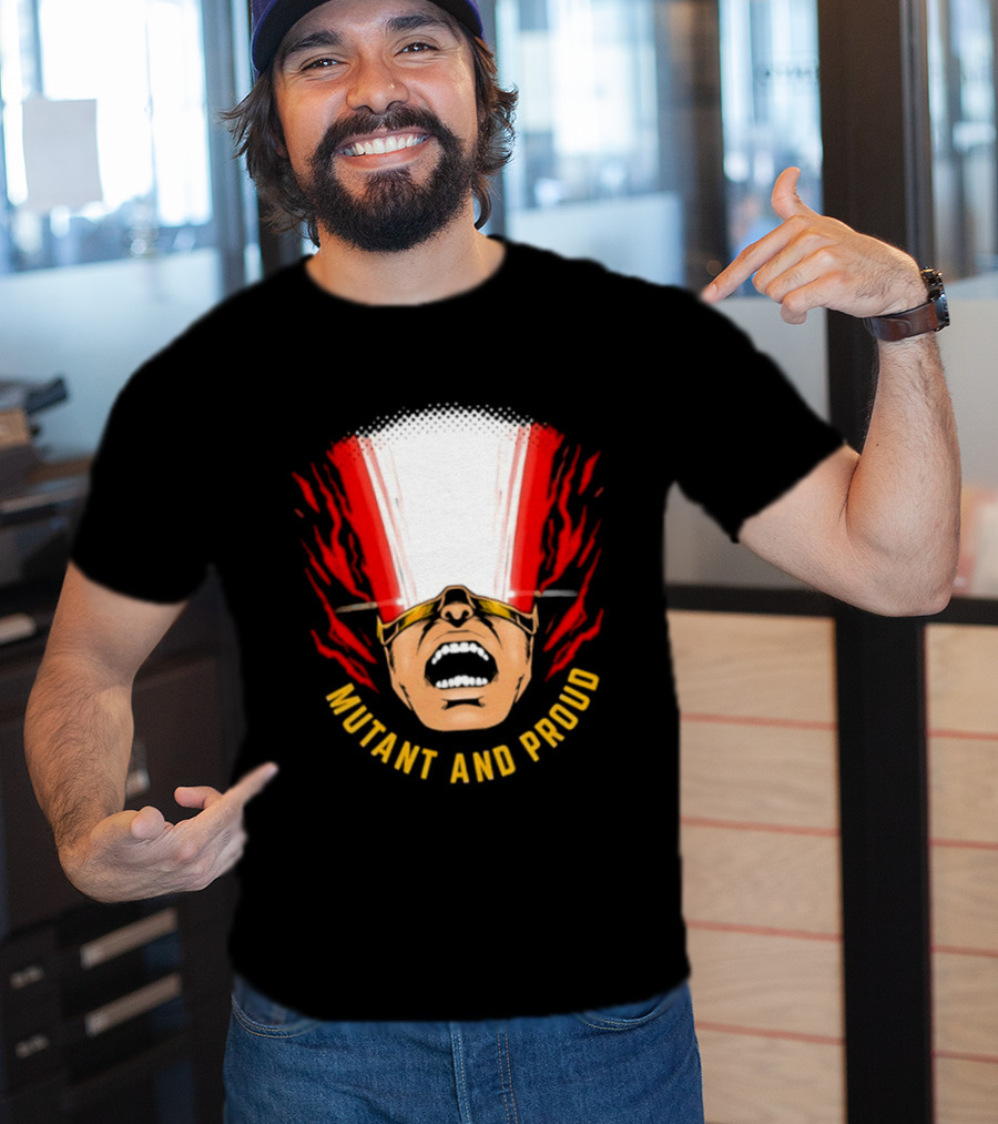 Cyclops Mutant And Proud X Men Marvel Eyebeams T-Shirt