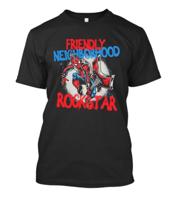Friendly Neighborhood Rockstar Spider Man Marvel Comics T-Shirt