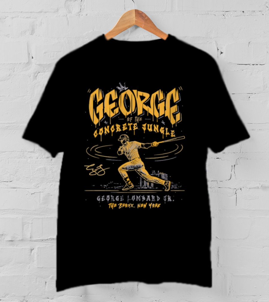 George Concrete Jungle George Lombard Jr Yankees The Bronx New York T-Shirt