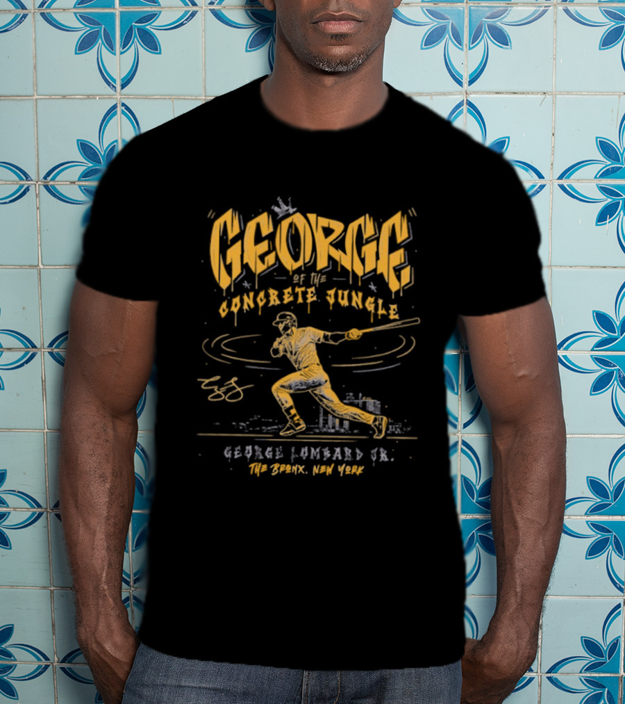George Concrete Jungle George Lombard Jr Yankees The Bronx New York T-Shirt