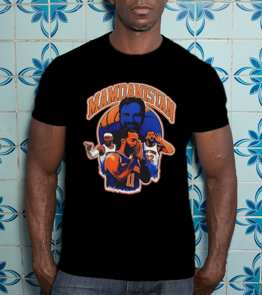 New York Knicks 2026 Mamdani MamdaniStan Basketball Team Players Zohran T-Shirt