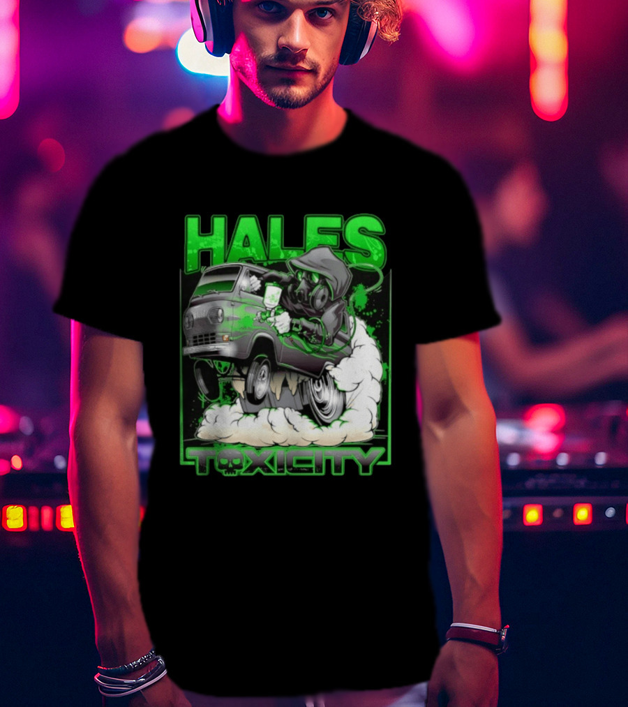 Hales Toxicity Gas Mask Graffiti Van Street T-Shirt