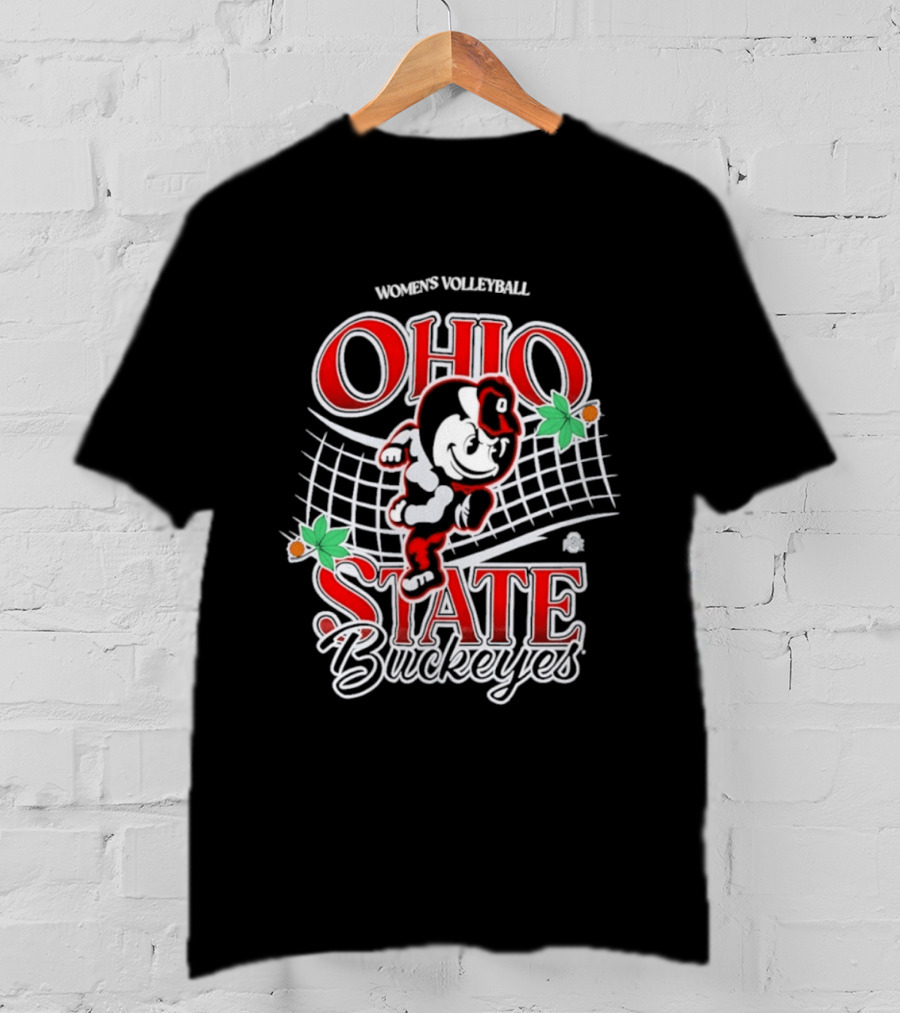 Ohio State Buckeyes Women's Volleyball Vintage Brutus T-Shirt