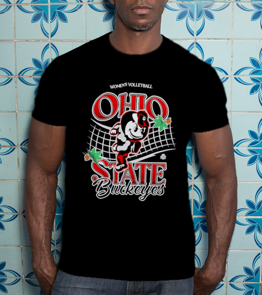 Ohio State Buckeyes Women's Volleyball Vintage Brutus T-Shirt