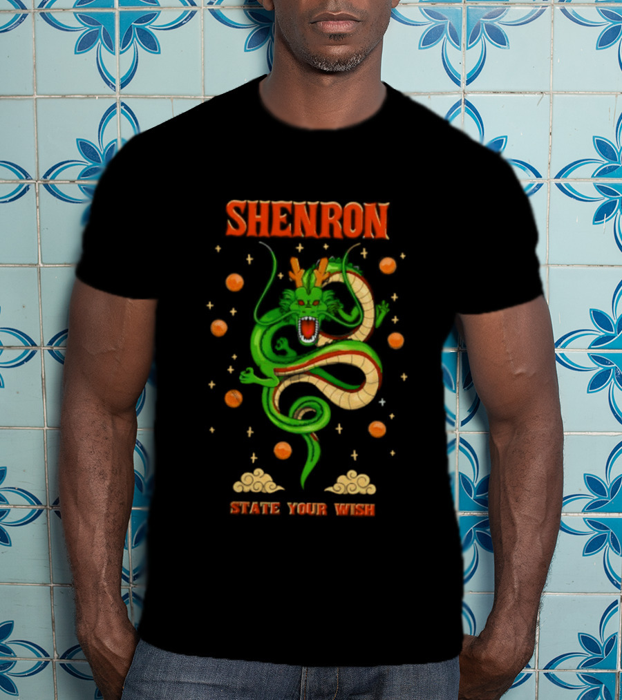 Shenron State Your Wish Dragon Ball Z Dragon Balls Anime T-Shirt