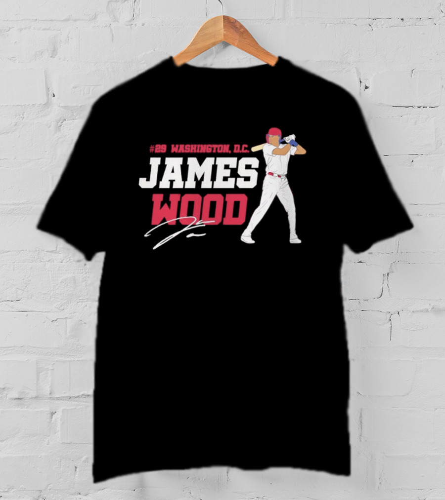 James Wood Washington D.C. Nationals MLB 2026 T-Shirt