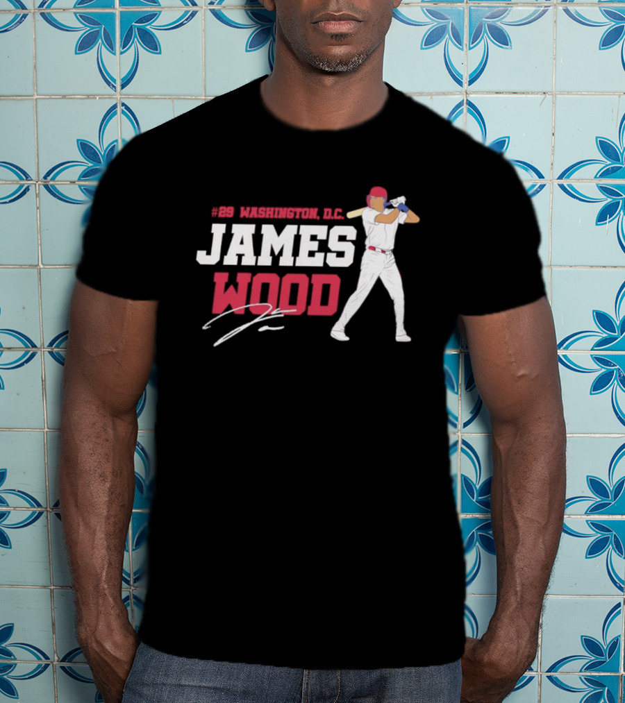 James Wood Washington D.C. Nationals MLB 2026 T-Shirt