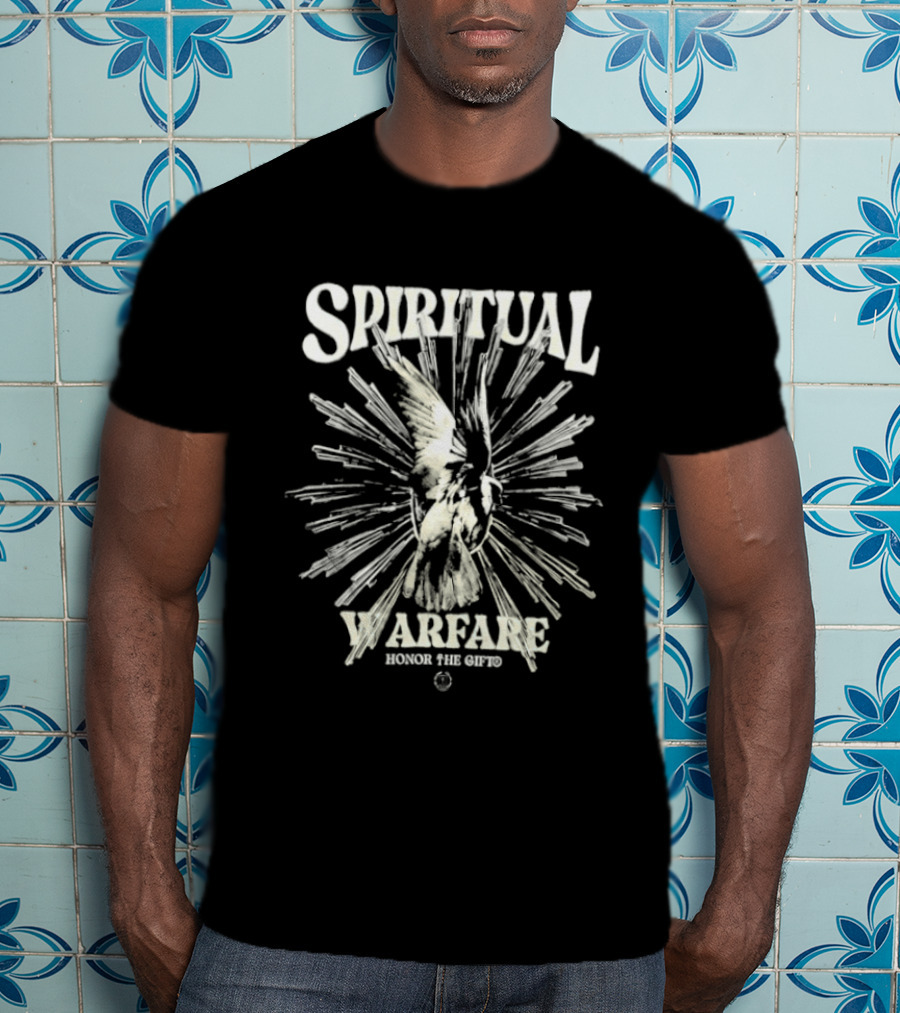 Spiritual Warfare Angelic Burst Honor The T-Shirt