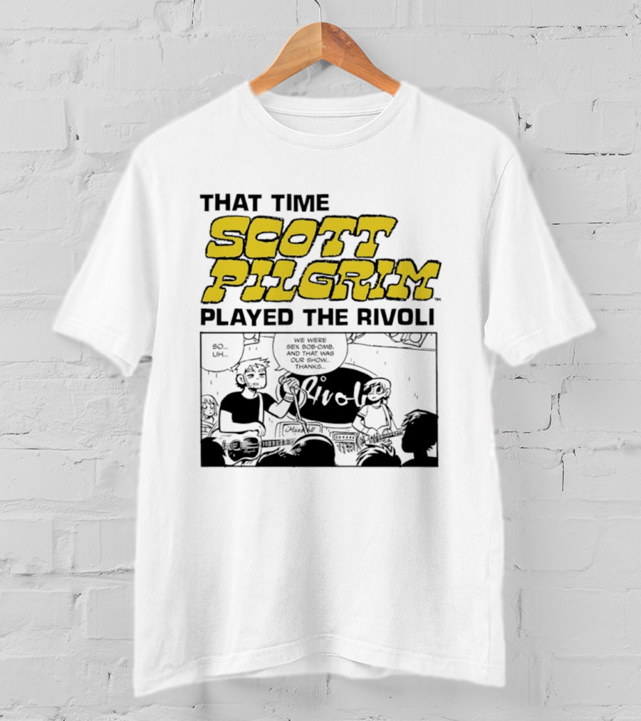 Scott Pilgrim Comic Strip That Time Played The Rivoli T-Shirt