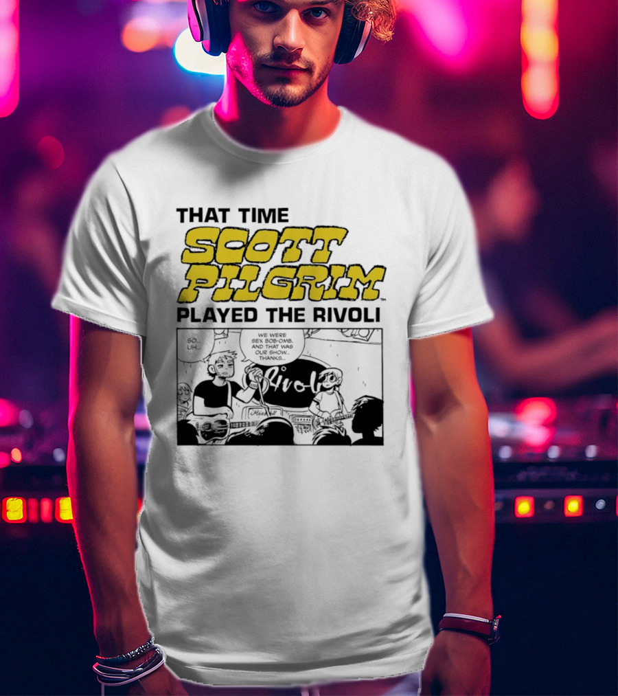 Scott Pilgrim Comic Strip That Time Played The Rivoli T-Shirt