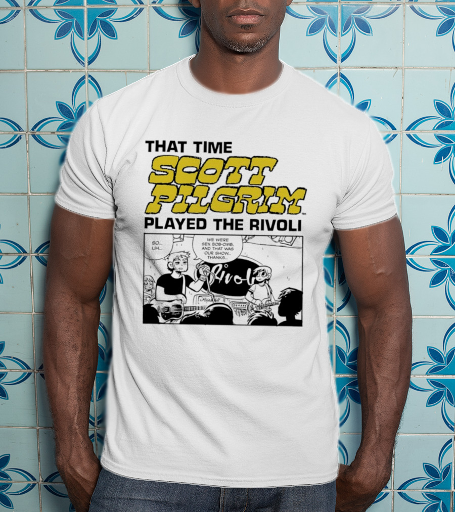 Scott Pilgrim Comic Strip That Time Played The Rivoli T-Shirt