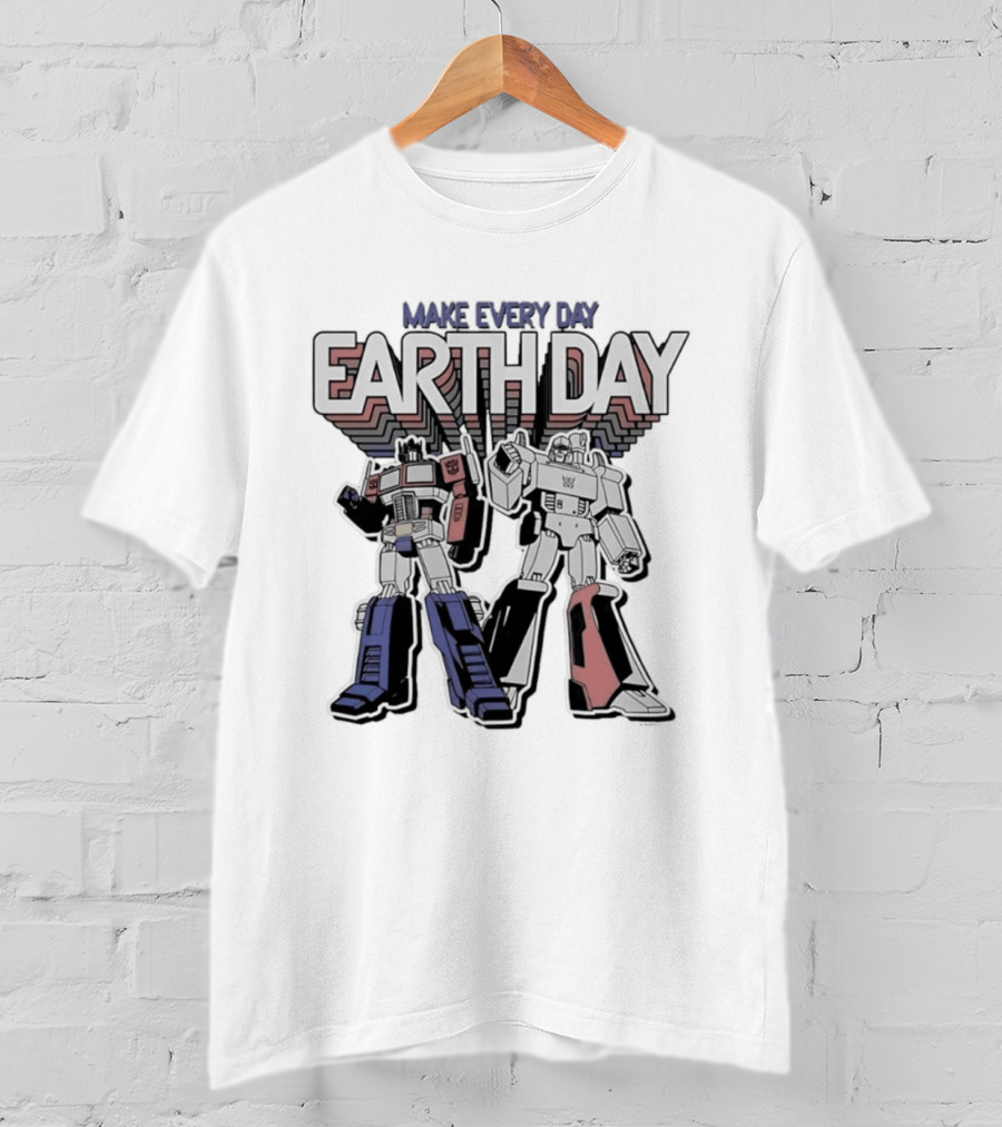 Make Every Day Earth Day Transformers T-Shirt