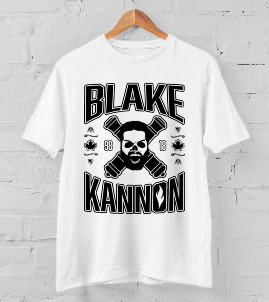 Blake Kannon 98 18 Skull Cannons Wrestling T-Shirt