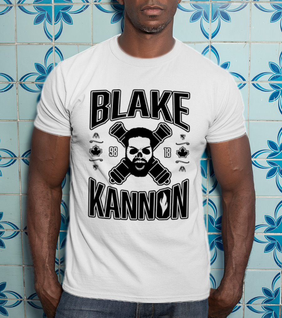 Blake Kannon 98 18 Skull Cannons Wrestling T-Shirt