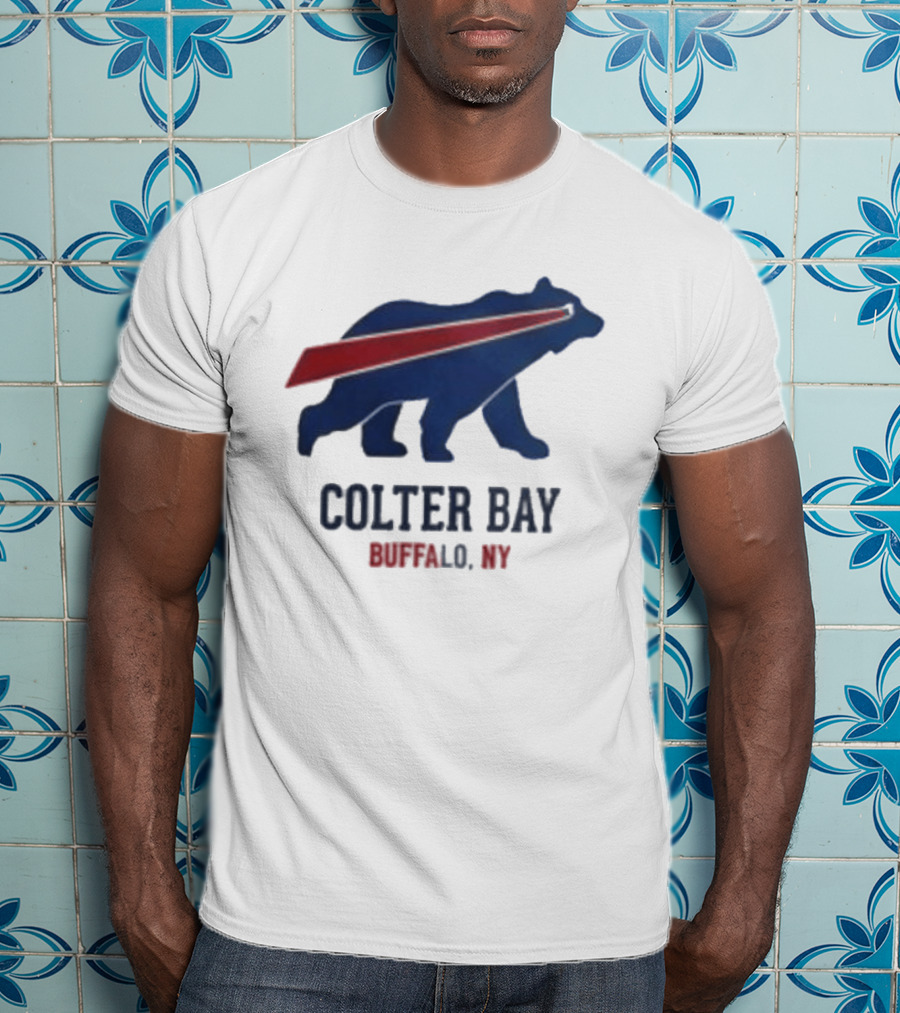 Buffalo Bills Colter Bay NY Beers Make Me Wanna Shout T-Shirt