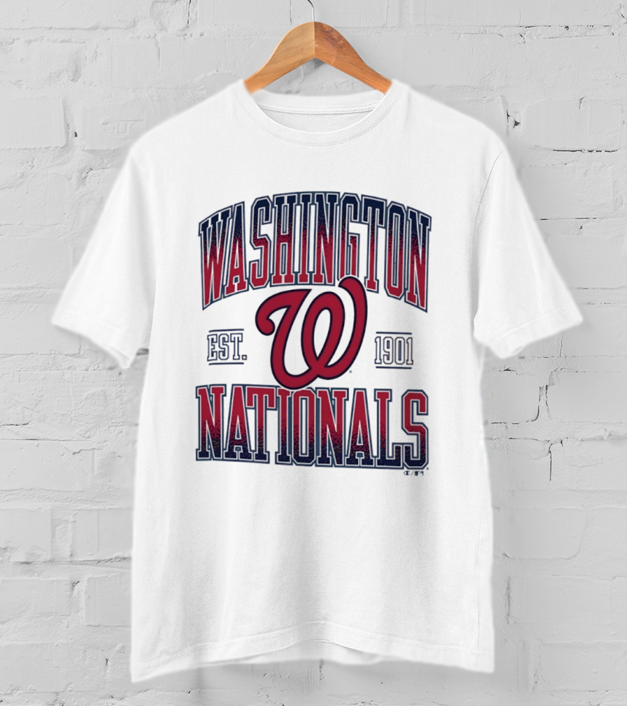 Washington Nationals Est 1901 MLB Baseball Vintage Red T-Shirt