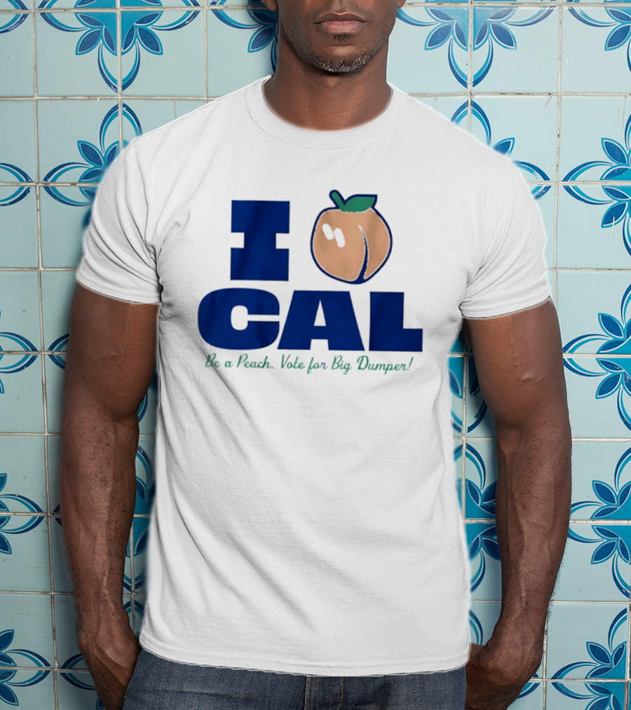 I Love Cal Peach Vote For Big Dumper Cal Raleigh T-Shirt