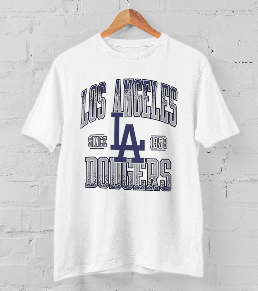 Los Angeles Dodgers LA Since 1958 MLB Baseball T-Shirt