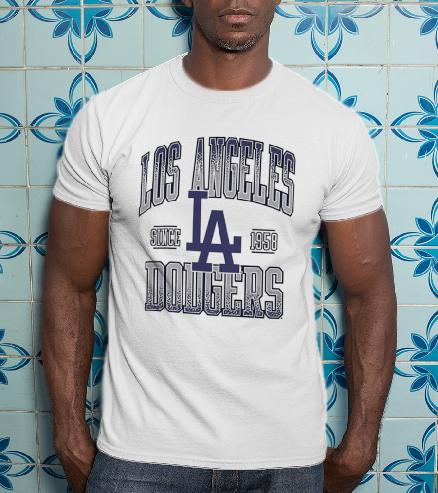 Los Angeles Dodgers LA Since 1958 MLB Baseball T-Shirt