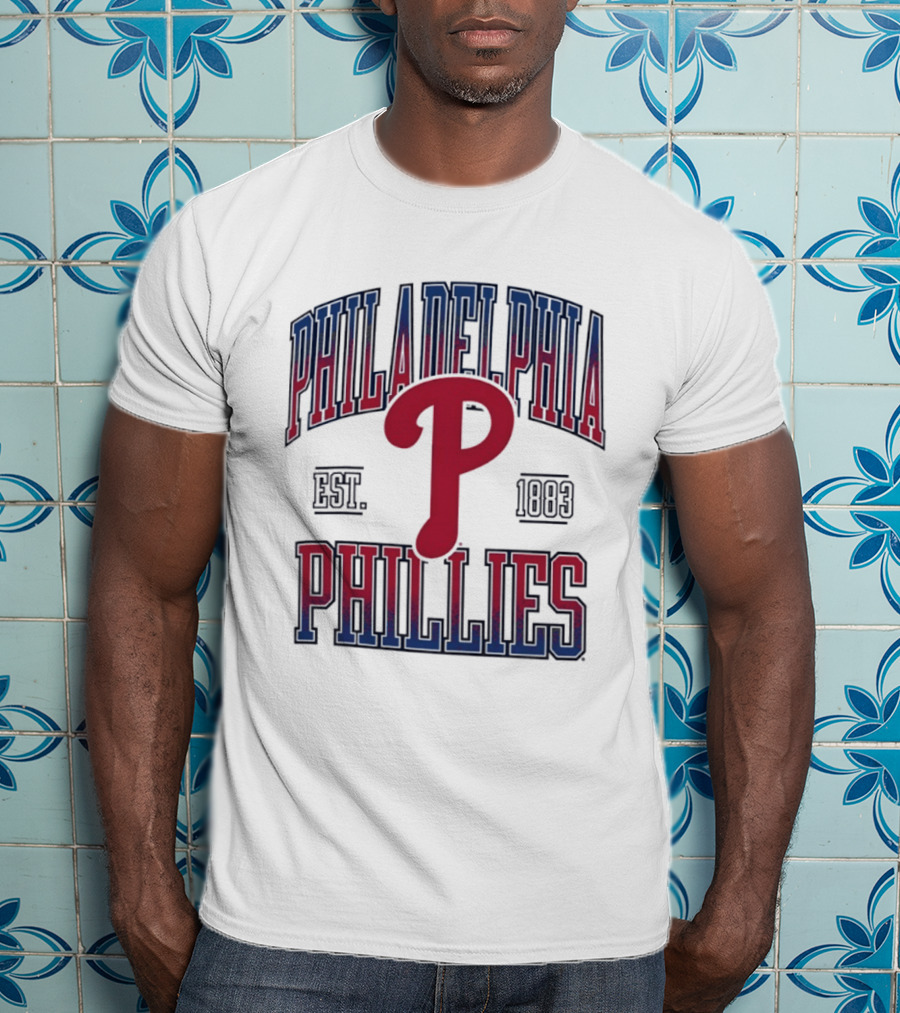 Philadelphia Phillies Est 1883 MLB Baseball P Icon Classic Team T-Shirt