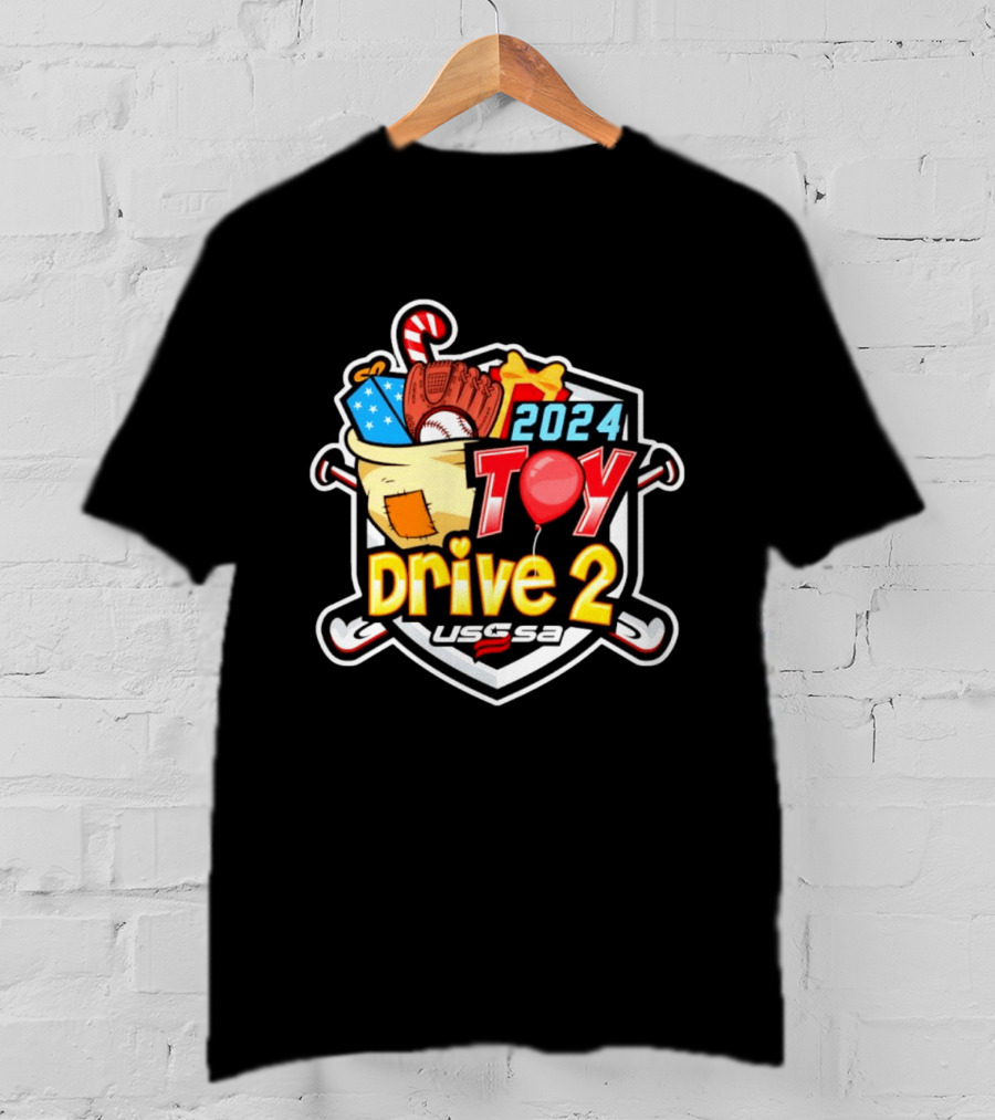 2024 USSSA Toy Drive 2 Baseball Event T-Shirt