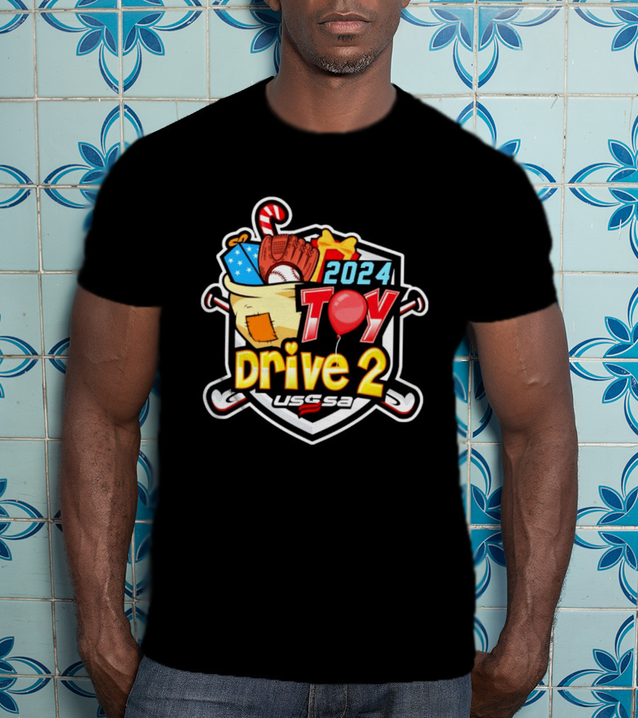 2024 USSSA Toy Drive 2 Baseball Event T-Shirt
